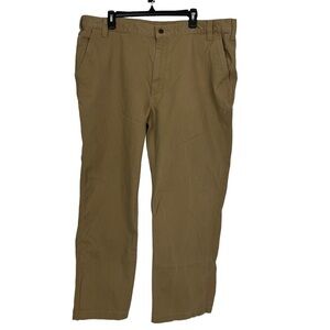 CARHARTT Men’s Relaxed Fit Pants Sz W42”/L30” Actual Inseam 29.5” Color Brown